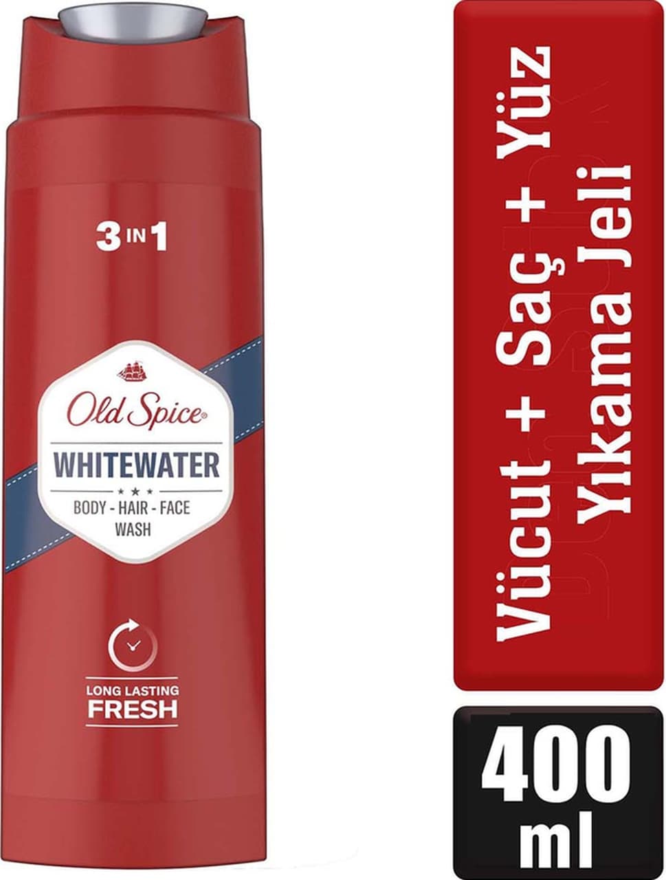 Old Spice Whitewater Erkek Duş Jeli ve Şampuan 400 ML