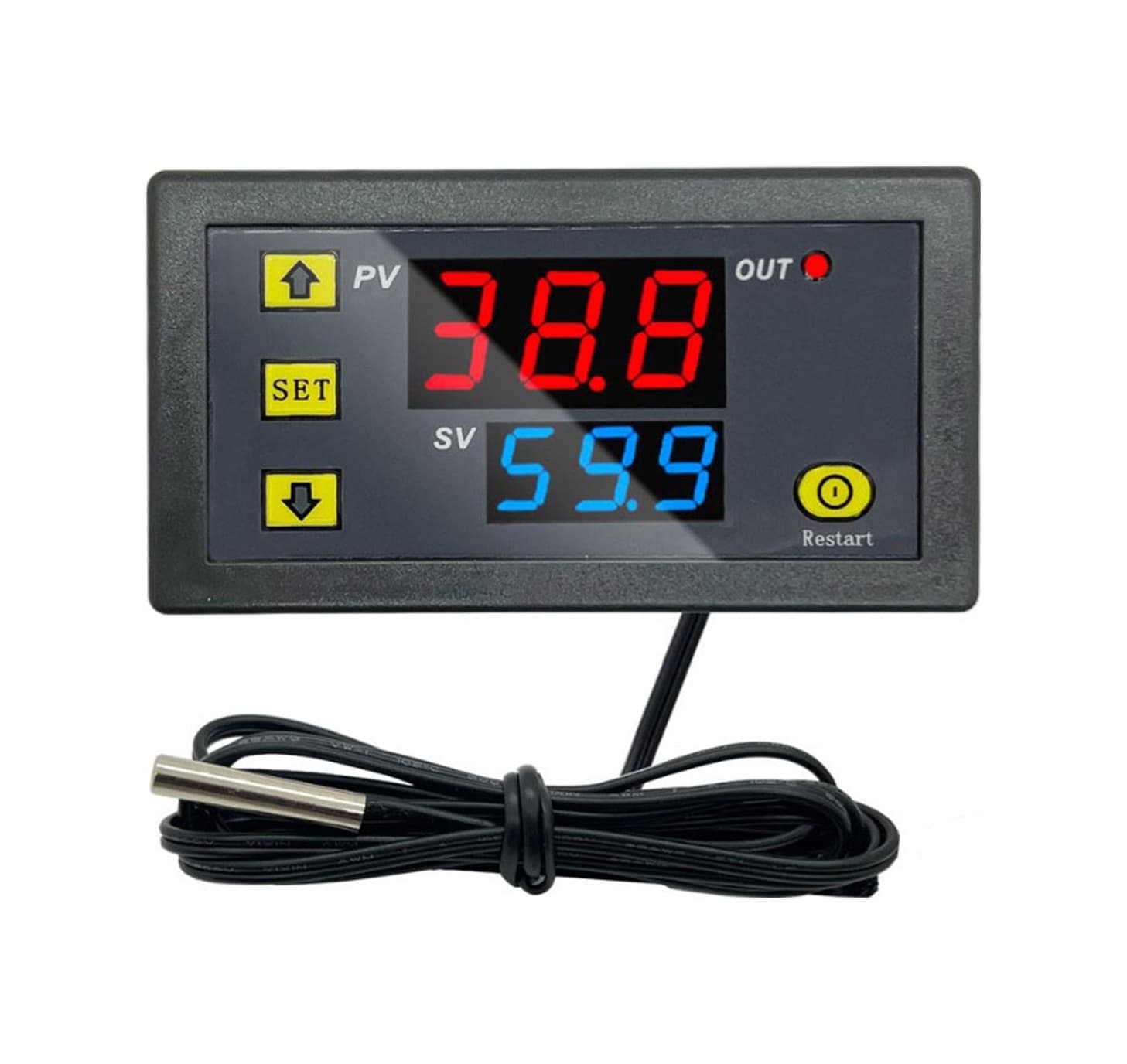 W3230 Röle Çıkışlı Dijital Termostat 220V Sıcaklık Kontrol Cihazı