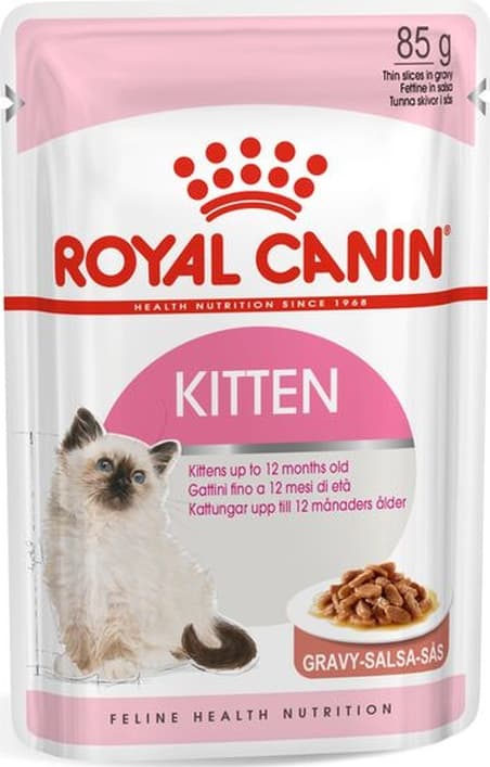 Royal Canin Kitten Instinctive Gravy Pouch Yavru Kedi Maması 12 x 85 G