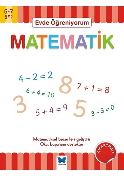 Mavi Kelebek Yayınları Evde Öğreniyorum: Matematik - Peter Patilla