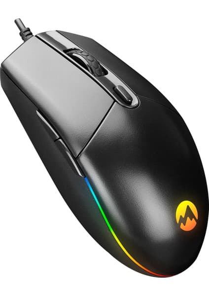 Everest SM-X97 R-STAR Usb 5 Tuşlu RGB Işıklı 6400dpi Gaming Oyuncu Mouse