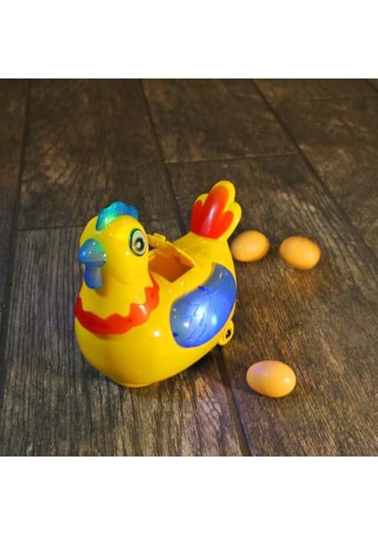 Farbu Oyuncak Hen Lay Egg Yumurtlayan Sesli ve Işıklı Oyuncak
