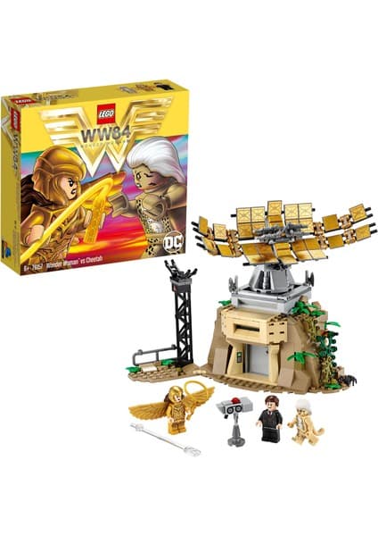LEGO DC Wonder Woman# vs Cheetah# 76157 - Süper Kahramanları Seven Çocuklar için Koleksiyonluk Yaratıcı Oyuncak Yapım Seti (371 Parça)
