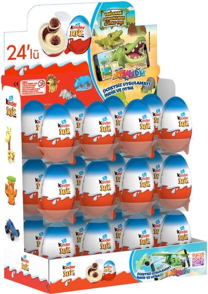Kinder Joy Sütlü Çikolata Yumurta 20 gr x 24'lü Erkekler İçin