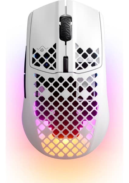 SteelSeries Aerox 3 Snow Kablosuz Gaming Mouse 18000 DPI Oyun İçin Kablosuz Bağlantı