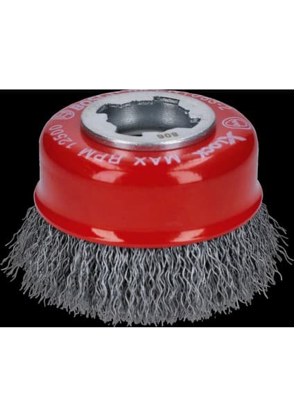 Strongart Bosch - X-Lock - Clean Serisi Metal Için Saçaklı Tel Fırça 75*0,3 mm