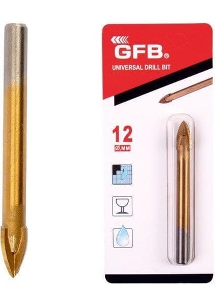 Gfb Cam Ve Seramik Delme Üniversal Matkap Ucu 6 Mm