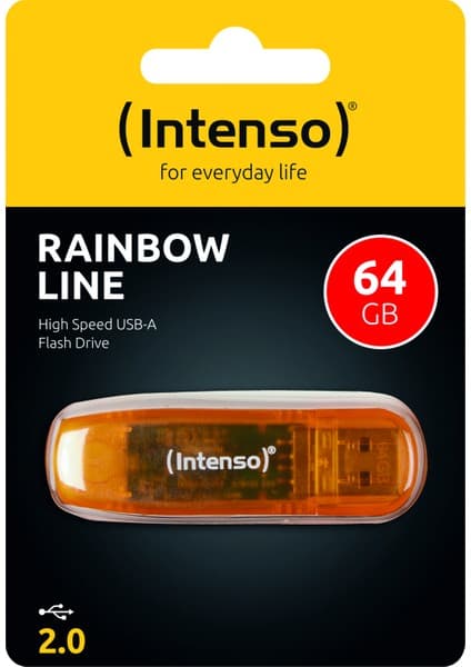 Intenso 64GB Usb2.0 3502490 Rainbow Line Intenso