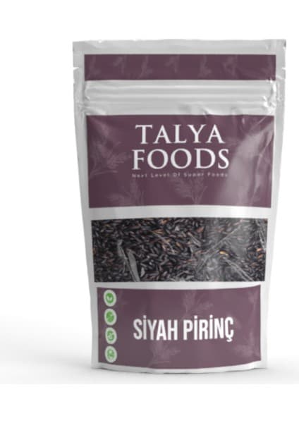 Talya Foods Yerli Siyah Pirinç 500g