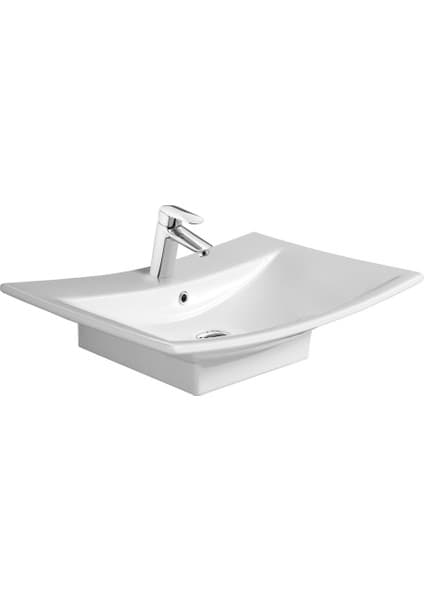 Turkuaz Bella 70 Cm Tezgah Üstü Lavabo
