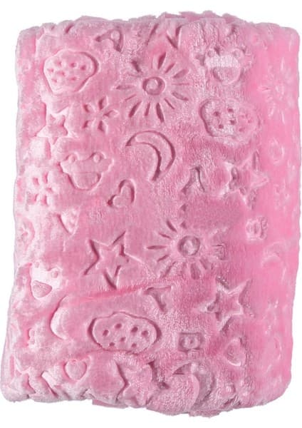 Bahar Kutulu Peluş Battaniye Pembe