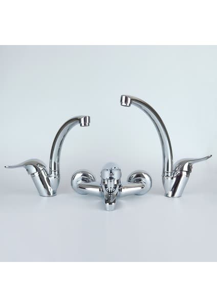 GMS Serra Banyo, Evye, Lavabo Batarya 3 Lü Set
