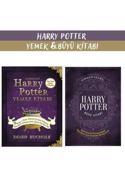 Mabbels Harry Potter Yemek ve Büyü Kitabı 2 Kitap Dinah Bucholz 2021 Yılı Ciltli Türkçe Basım