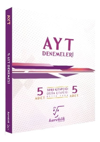Karekök Yayıncılık AYT 5'li Deneme Seti