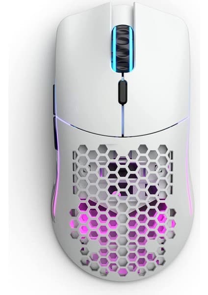 GloriousModel O Minus Kablosuz Mat Beyaz Orta/küçük El Oyuncu Mouse Glo-Ms-Omw-Mw