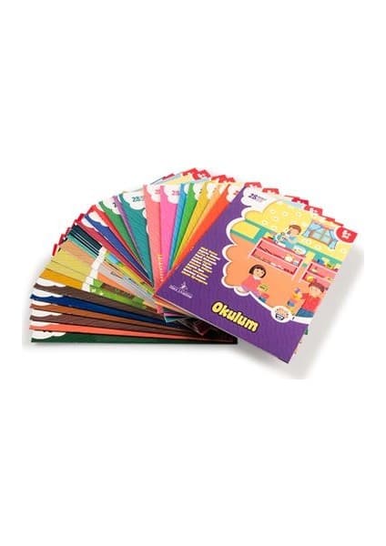 Mavi Uçurtma Yayınları Bilgi Hazinem Eğitim Seti 28 Kitap 1 DVD - Nuray Aygün