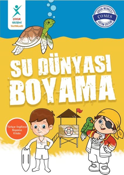 Çocuk Gelişimi Yayınları Su Dünyası Boyama