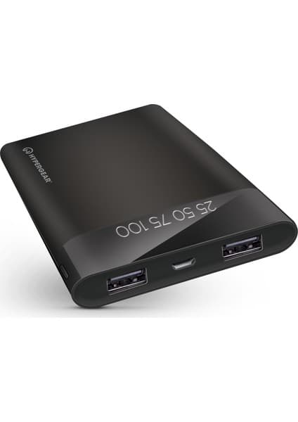Hypergear 12000 mAh Çift Çıkışlı Powerbank Siyah