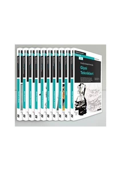 Literatür Yayıncılık Moda Tasarımı Temelleri Seti (10 Kitap Takım)
