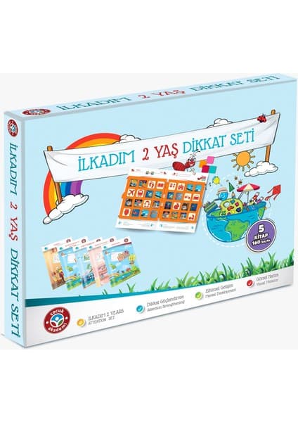 Çocuk Akademi 2 Yaş Dikkat Seti