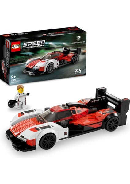 LEGO ® Speed Champions Porsche 963 76916 - 9 Yaş ve Üzeri Çocuklar için Koleksiyonluk Araba Modeli İçeren Yaratıcı Oyuncak Yapım Seti (280 Parça)