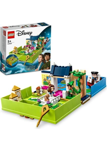 LEGO ® | Disney Peter Pan ve Wendy'nin Hikaye Kitabı Macerası 43220 - 5 Yaş ve Üzeri Çocuklar için Yaratıcı Oyuncak Yapım Seti (111 Parça)