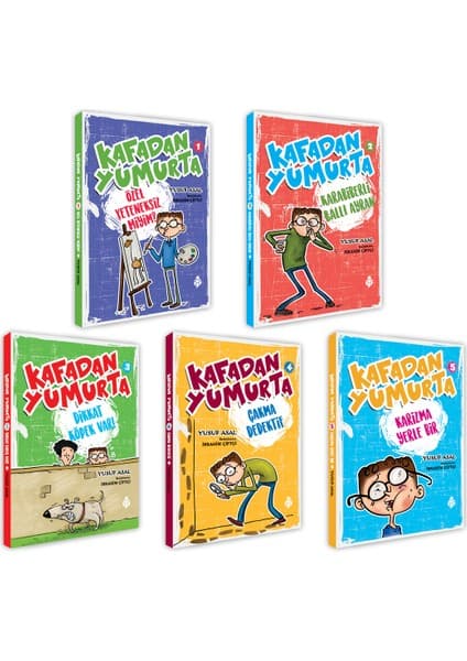 Uğurböceği Yayınları Kafadan Yumurta Seti (5 Kitap) - Yusuf Asal