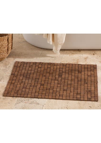 English Home Bamboo Bambu Duş Kaydırmazı Kahve