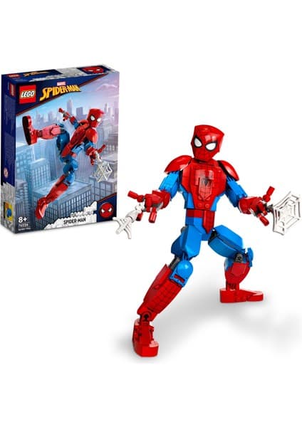 LEGO ® Marvel Örümcek Adam Figürü 76226 - 8 Yaş ve Üzeri Çocuklara Oynamak ve Sergilemek için Gerçekçi bir Model Yapım Seti (258 Parça)
