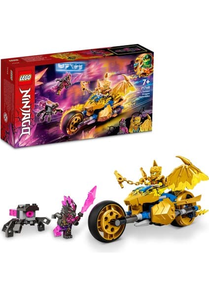 LEGO NINJAGO® Jay'in Altın Ejderha Motosikleti 71768 - 137 Parça Hediyelik Oyuncak Seti
