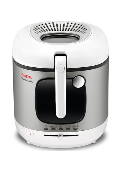 Tefal Mega Fritöz 2 kg Kapasite Tek Hazne ile Isı Ayarı Zamanlayıcı Özellikli