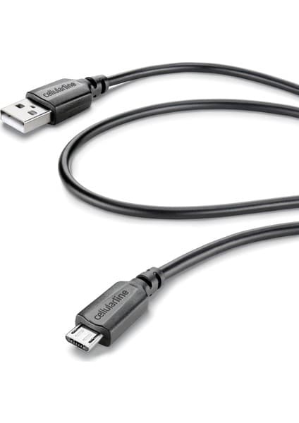 Cellularline Micro USB Data Kablo 1.2mt - Usbdatacabmıcrousb