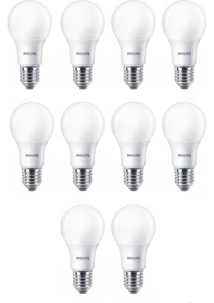 Philips Essential 8W (60W) LED Ampul Sarı Işık 10'lu