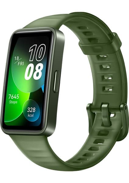 Huawei Band 8 Akıllı Saat - Yeşil, Geniş Renkli Ekran, Bluetooth Bağlantı, Kalp Atışı ve Uyku Takibi, Uzun Pil Ömrü