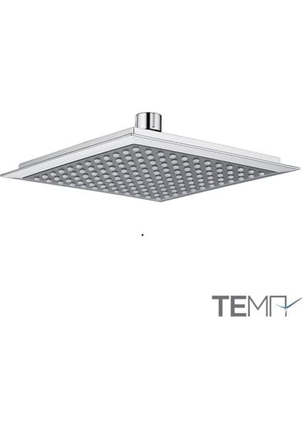 Tema Banyo Quadro Kare Tepe Duş Başlığı Su Tasarruflu ve Yüksek Basınçlı Kullanım İçin İdeal