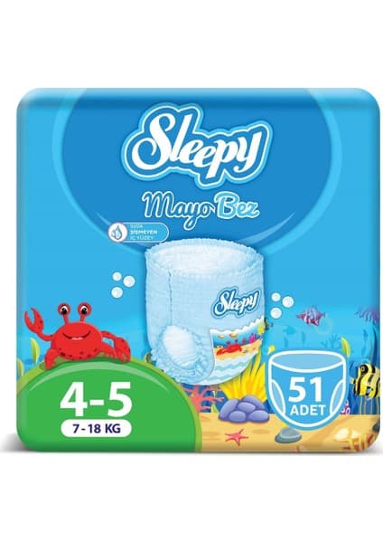 Sleepy Mayo Külot Bez 5 Numara Junıor 3'Lü Paket 7 - 18 Kg