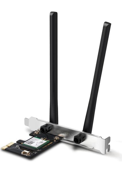 Mercusys y MA80XE, AX3000 Wi-Fi 6 Bluetooth 5.2 PCIe Adaptör