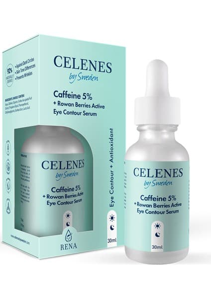 Celenes By Sweden Celenes Caffeine Rowan Berries Gözaltı Serumu 30 ML