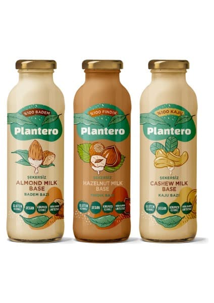 Plantero Doğal Badem, Fındık ve Kaju Karışımı 3x250 g – İlave Şekersiz, Türkiye Üretimi, Çocuklar İçin Sağlıklı Atıştırmalık