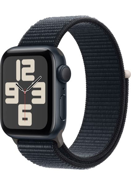 Apple Watch SE 2.Nesil (2023) GPS 40mm Midnight Aluminium Case with Midnight Sport Loop - MRE03TU/A