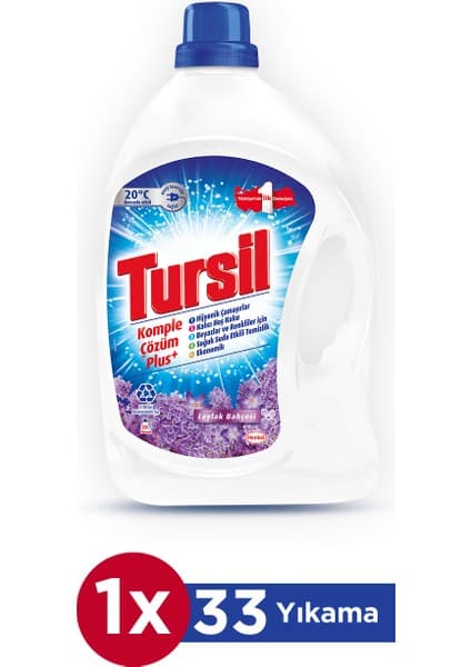 Tursil Matik Power Jel Beyazlar&Renkliler Sıvı Çamaşır Deterjanı Leylak Bahçesi 2145Ml (33 Yıkama)