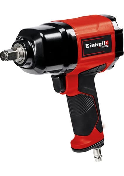 Einhell Havalı Darbeli Somun Sıkma TC-PW 610 (Maks. tork 610 Nm, sağ/sol dönüş, 10 adet soket, boş yağ şişesi, tapa nipeli, 125 mm uzatma aparatı) - 4138960