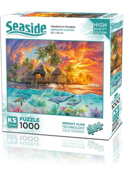 KS Games Weekend In Paradise 1000 Parça Puzzle