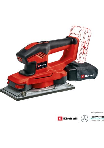 Einhell TE-OS 18/230 Li - Solo, Akülü Zımpara (Akü ve şarj cihazı dahil değildir)