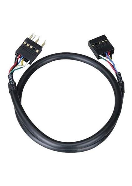 Akasa AK-EXAUDI-40 HD AC97 Destekli Ön Panel Ses Uzatma Kablosu (40cm)