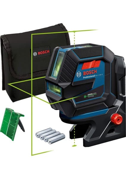 Bosch GCL 2-50 G Lazerli Hizalama 0601066M00 5 m Mesafeye Ulaşabilen Yüksek Hassasiyetli Ölçüm Cihazı