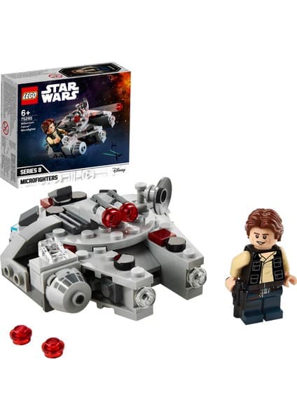 LEGO Star Wars# Milenyum Şahini Mikro Savaşçı 75295 - Çocuklar için Yıldız Savaşları Oyuncak Yapım Seti (101 Parça)