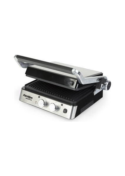 Fantom Griletta Tm 9100 Inox 2000 W Güçlü Tost Makinesi Yanmaz Yapışmaz Plaka Özellikli