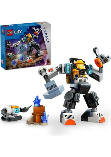 LEGO ® City Uzay İnşaat Robotu 60428 - 6 Yaş & Üzeri Çocuklar için Yaratıcı Oyuncak Yapım Seti (140 Parça)