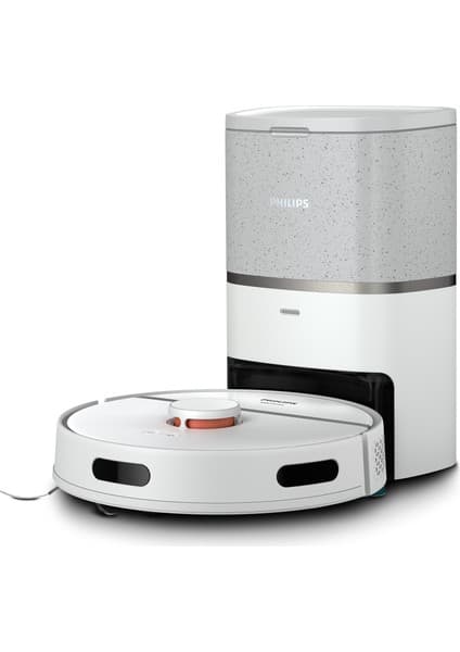Philips XU3110/02 3100 Serisi HomeRun Aqua Islak Kuru Temizlik Robotu, Otomatik Boşaltma İstasyonlu, HomeRun, Açık Renk & Beluga Metalik